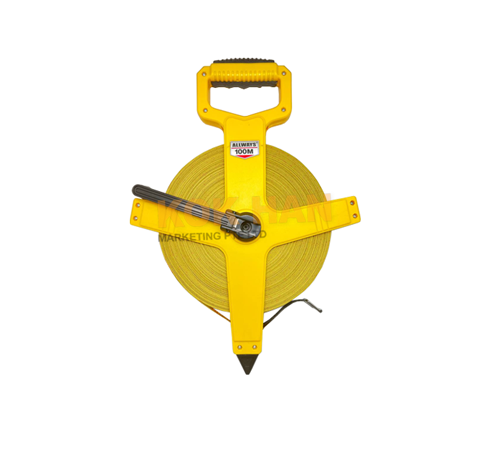 Fibreglass Measuring Tape with Handle 100m